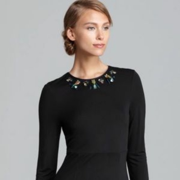 🦋 Tory Burch Deena Dress Jeweled neckline NWT - Picture 2 of 7